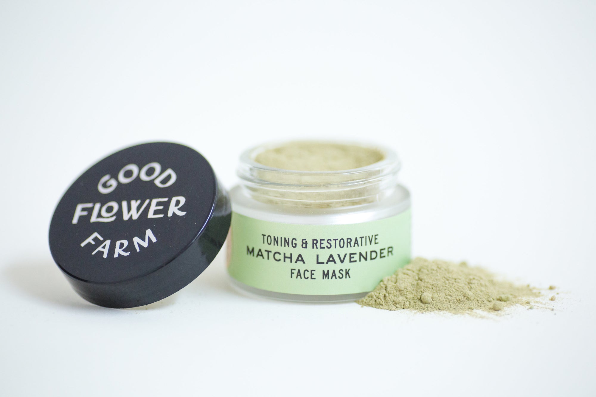 Matcha Lavender Face Mask Tester