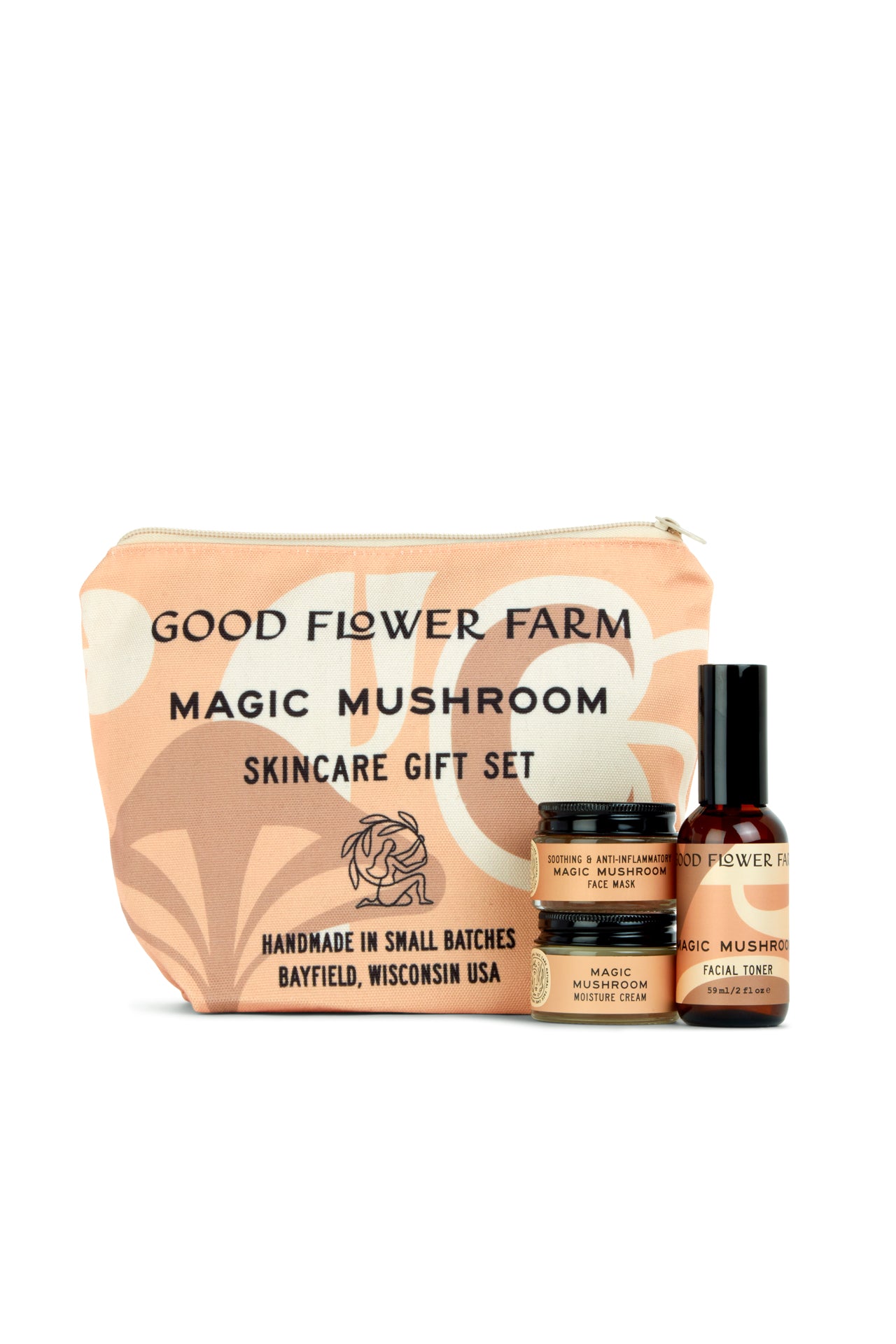 Magic Mushroom Skincare Gift Set w/ Gift Bag Pouch