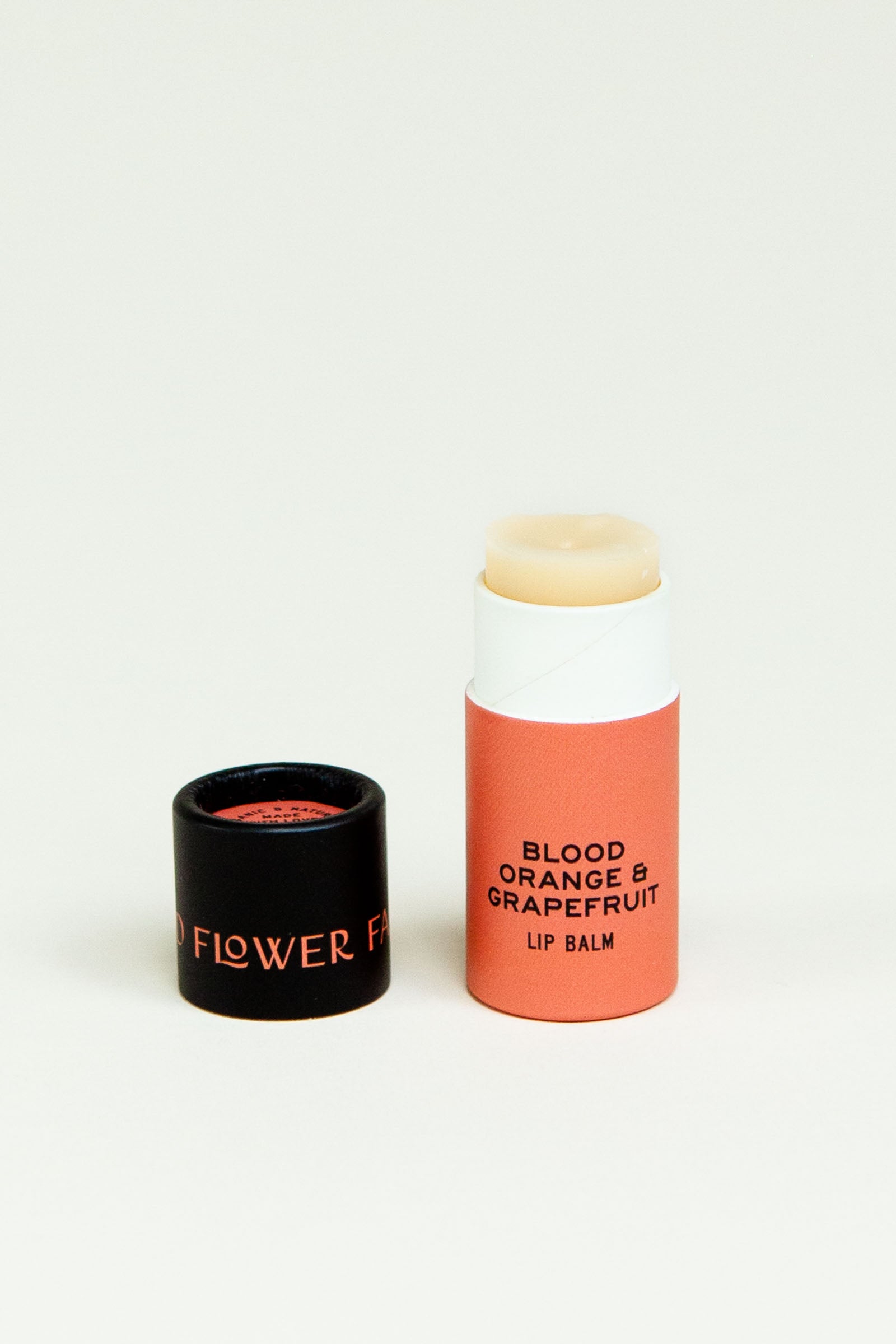 Blood Orange & Grapefruit Lip Balm / 0.3 oz Biodegradable Plastic-Free Tube