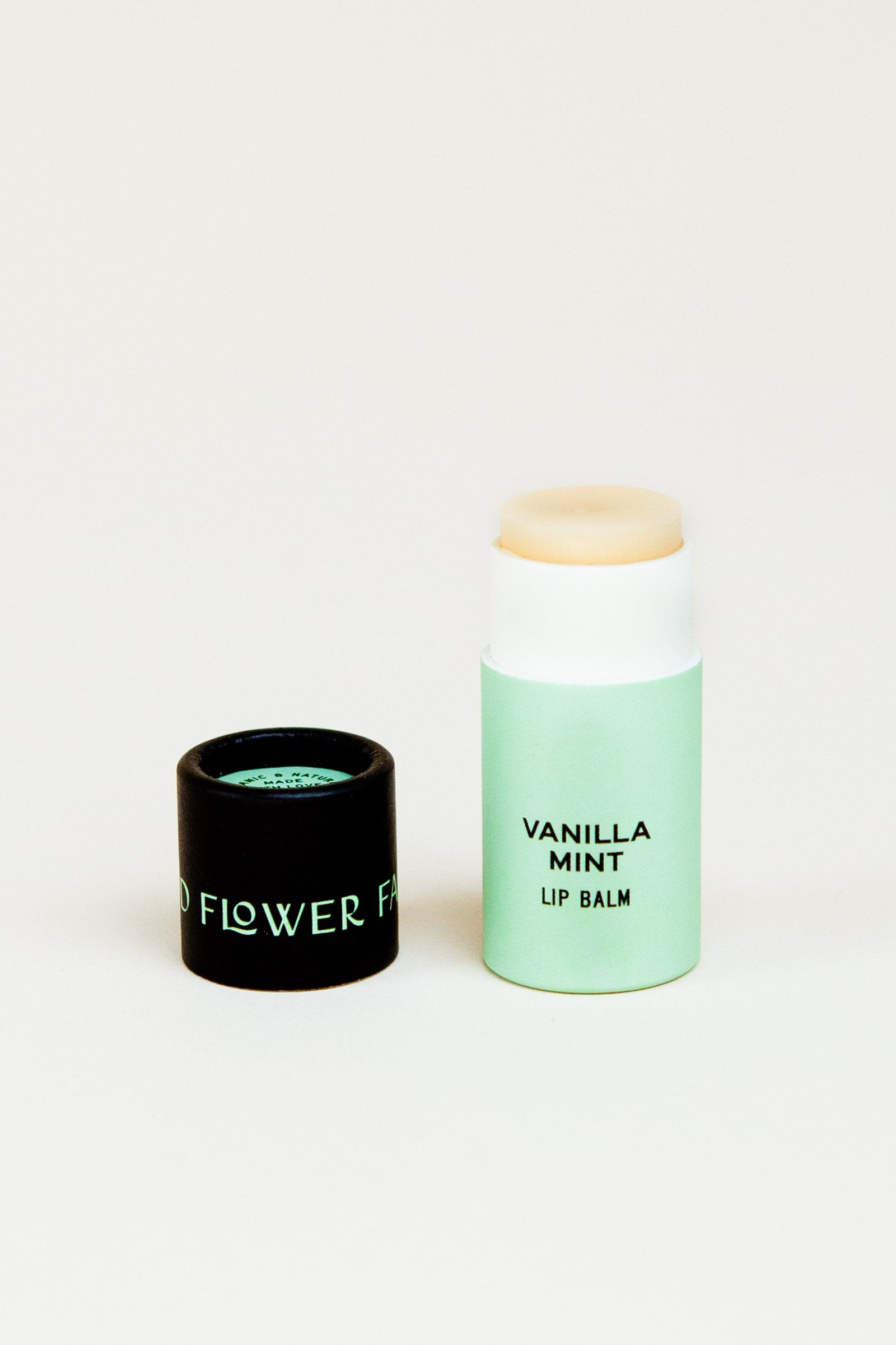 Vanilla Mint Lip Balm / 0.3 oz Biodegradable Plastic-Free Tube