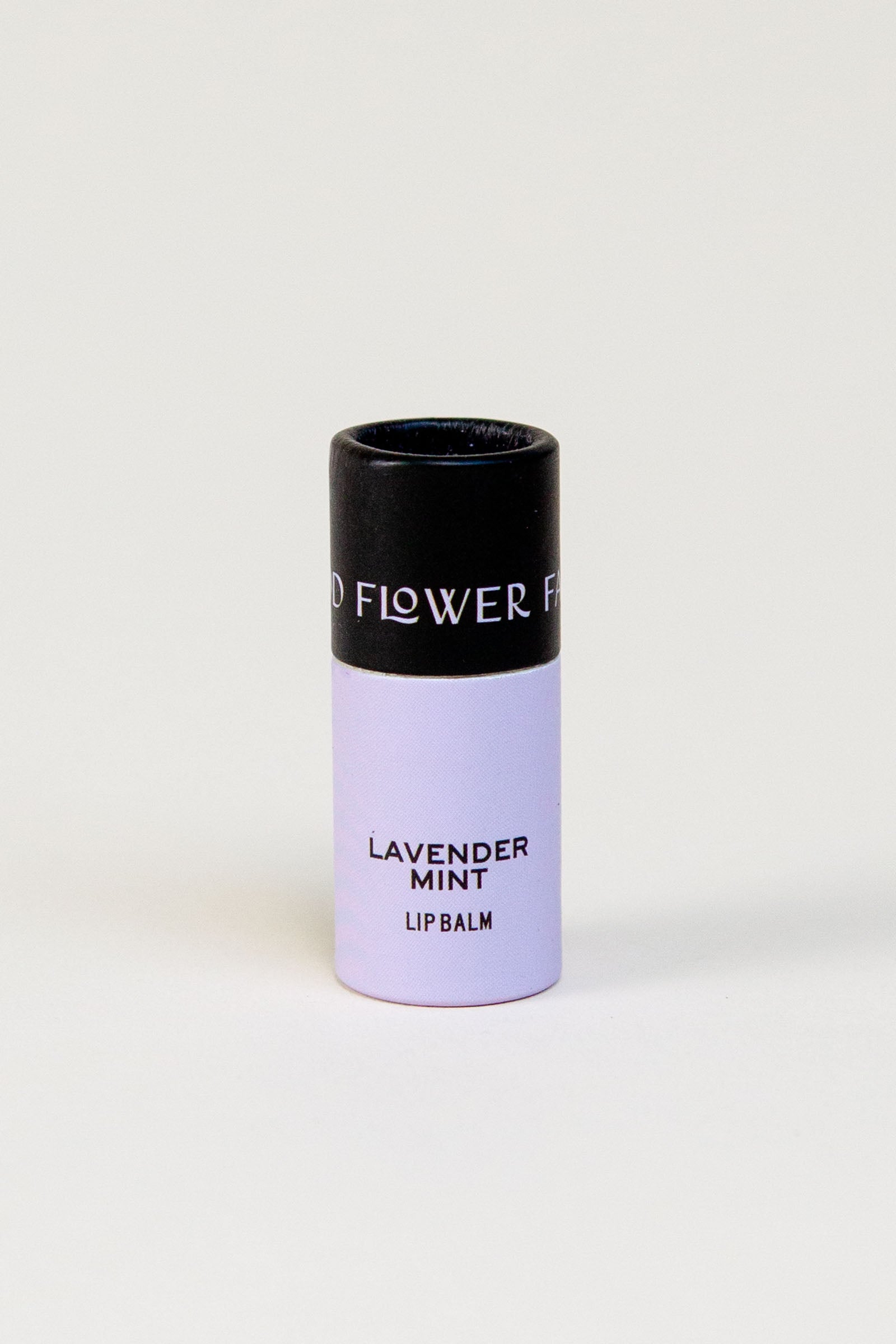Lavender Mint Lip Balm / 0.3 oz Biodegradable Plastic-Free Tube
